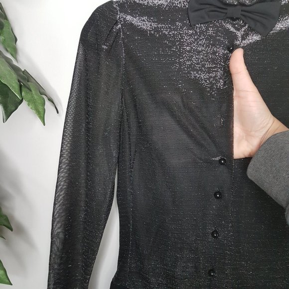 70s / 80s Vintage Randy Collection Chiffon Dress - Picture 6 of 16